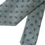 Dolce & Gabbana Green 100% Silk Patterned Adjustable Men Tie