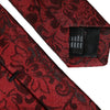 Dolce & Gabbana Red Floral Brocade Silk Adjustable Men Tie