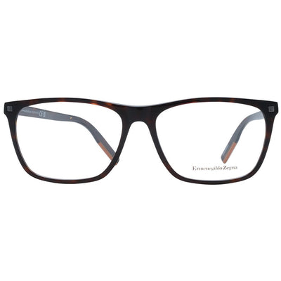 Ermenegildo Zegna Brown Plastic Glasses (Frames)