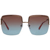 Emilio Pucci Bronze Metal Sunglasses