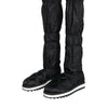 Dolce &amp; Gabbana Schwarze gesteppte High-Top-Stiefel Sneakers Schuhe
