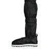 Dolce &amp; Gabbana Schwarze gesteppte High-Top-Stiefel Sneakers Schuhe