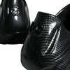 Baskets basses Dolce &amp; Gabbana en caoutchouc noir métallisé pour homme