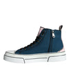 Dolce &amp; Gabbana Mehrfarbige Patchwork-High-Top-Sneaker