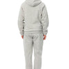 Billionaire Italian Couture Gray Cotton Hooded Sweatsuit