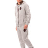 Billionaire Italian Couture Gray Cotton Hooded Sweatsuit
