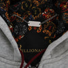 Billionaire Italian Couture Gray Cotton Hooded Sweatsuit