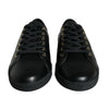 Dolce & Gabbana Black Gold Leather Classic Sneakers Shoes
