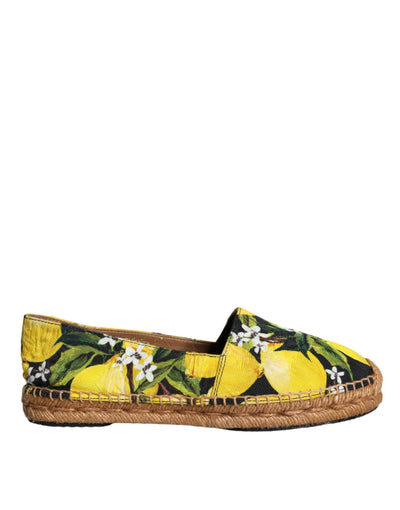 Espadrilles à enfiler Dolce &amp; Gabbana multicolores citron