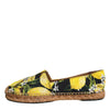 Espadrilles à enfiler Dolce &amp; Gabbana multicolores citron
