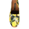 Espadrilles à enfiler Dolce &amp; Gabbana multicolores citron