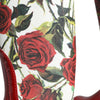 Dolce & Gabbana Red Floral Rubber Knee High Flat Boots Shoes