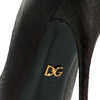 Dolce &amp; Gabbana Multicolor Exotische Leder Heels Pumps Schuhe