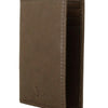 Billionaire Italian Couture Brown Leather Bifold Wallet