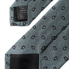 Dolce & Gabbana Green 100% Silk Patterned Adjustable Men Tie