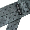 Dolce & Gabbana Green 100% Silk Patterned Adjustable Men Tie