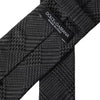 Dolce & Gabbana Dark Gray Plaid Patterned Silk Adjustable Men Tie