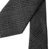 Dolce & Gabbana Dark Gray Plaid Patterned Silk Adjustable Men Tie