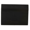 Billionaire Italian Couture Black Leather Cardholder Wallet