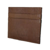 Billionaire Italian Couture Brown Leather Cardholder Wallet