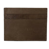 Billionaire Italian Couture Brown Leather Cardholder Wallet
