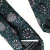 Dolce & Gabbana Green Floral Print Silk Adjustable Men Tie