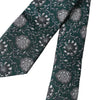 Dolce & Gabbana Green Floral Print Silk Adjustable Men Tie