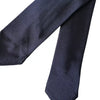 Dolce & Gabbana Dark Blue Silk Skinny Adjustable Tie