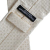 Dolce & Gabbana Off White Silk Adjustable Necktie Men Tie