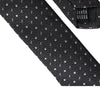 Dolce & Gabbana Black Polka Dot Silk Adjustable Men Tie