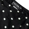 Dolce & Gabbana Black Polka Dot Swimwear Beachwear Bottom Bikini