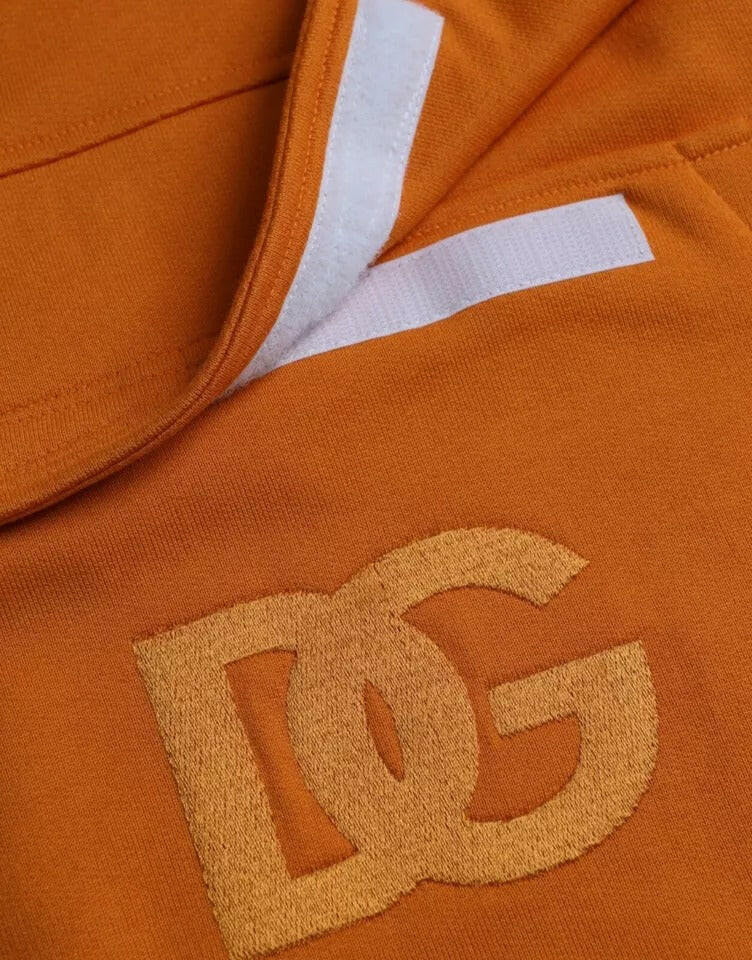 Pull-over à capuche orange Dolce &amp; Gabbana