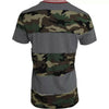 T-shirt ras du cou en coton camouflage multicolore Dolce &amp; Gabbana pour homme