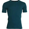 Dolce & Gabbana Blue Green Cotton Round Neck Short Sleeves T-shirt