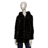 Baldinini Trend Black Polyester Women Coat
