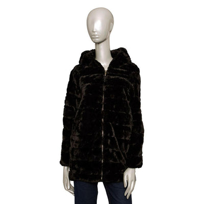 Baldinini Trend Black Polyester Women Coat