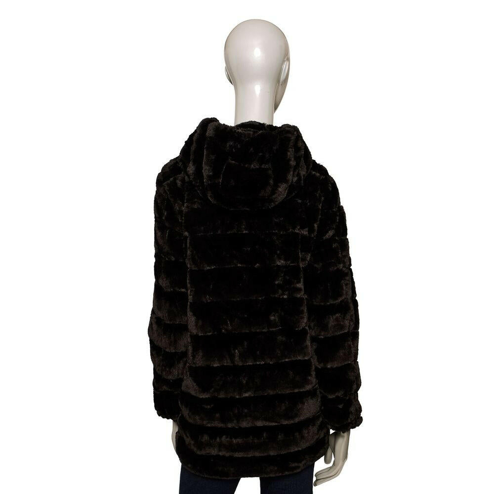 Baldinini Trend Black Polyester Women Coat