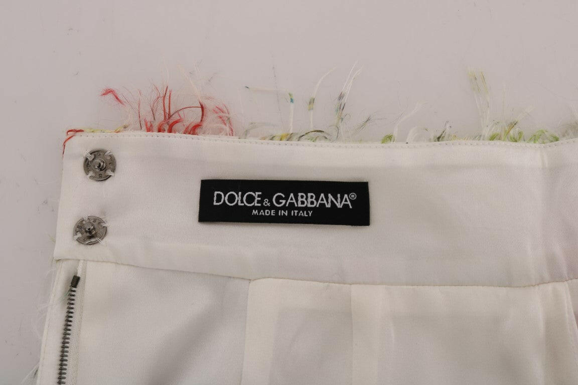 Dolce &amp; Gabbana – Gerader Bleistiftrock mit Blumenmuster