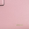 Versace Pink Small Top Handle Grainy Calf Leather Crossbody Bag