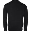 Versace Black Medusa Embroidery Crew Neck Pullover Sweater