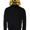 Versace Black Medusa Print Cotton Full Zip HoodieSweatshirt Sweater