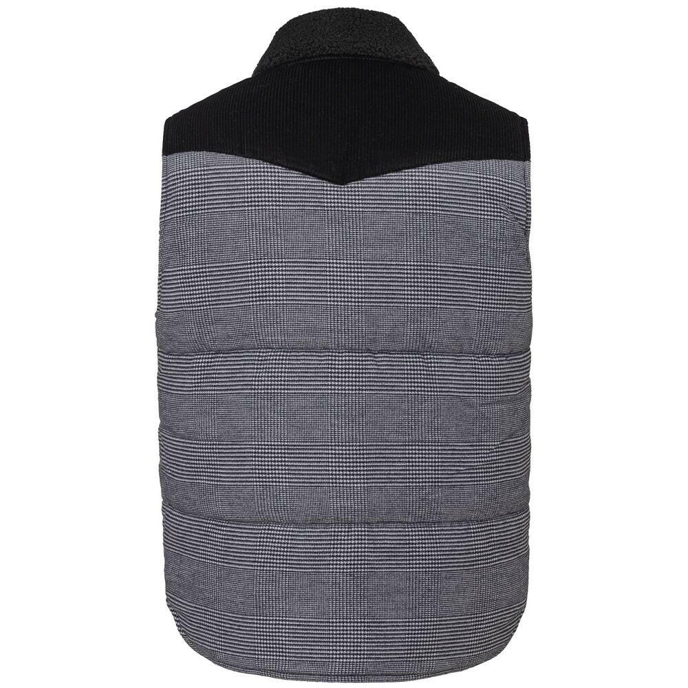 Gran Sasso Gray Cotton Sleveless Jacket