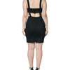 Dolce & Gabbana Black Cut Out Sleeveless Bodycon Mini Dress