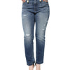 Jean skinny en coton bleu foncé Dolce &amp; Gabbana