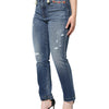 Jean skinny en coton bleu foncé Dolce &amp; Gabbana