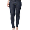 Jean skinny en coton bleu foncé QUEEN de Dolce &amp; Gabbana