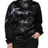 Sweat-shirt à col rond camouflage noir Dolce &amp; Gabbana