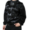 Sweat-shirt à col rond camouflage noir Dolce &amp; Gabbana