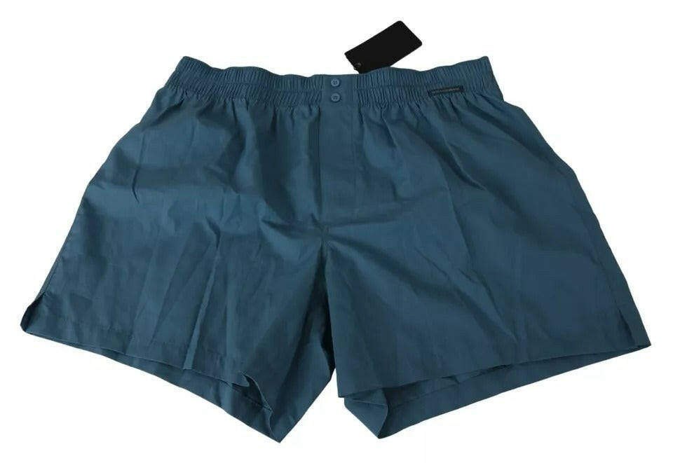 Dolce &amp; Gabbana – Boxershorts aus Baumwolle in regulärer Passform, Blau