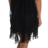 Dolce & Gabbana Black Silk Lace Chemise Dress